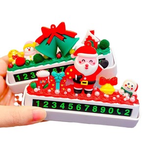 Kit de signalisation de stationnement DIY de Noël en plastique, fournitures de décoration faites à la main pour l'artisanat des fêtes - Product Image 5