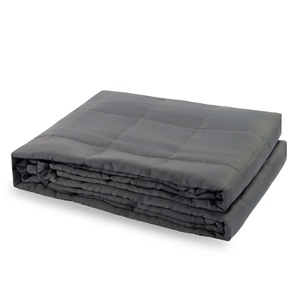 Couverture matelassée grise chaude et confortable de 12lb poids de <span class=keywords><strong>couette</strong></span> Hybrid Gravity - Product Image 5