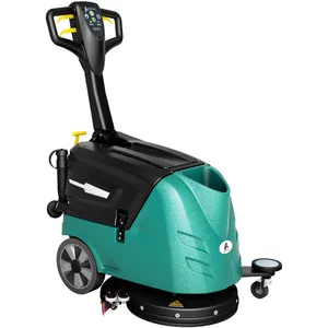 Electric Floor Scrubber Commercial Cleaning Equipment Factory Cost Floor Scrubber Machine