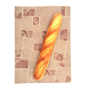 Custom Eco-Friendly Coated Food Grade Sandwich <b>Paper</b> Durable Grease Proof <b>Wax</b> <b>Paper</b> for Bread Cake and Food Packaging - Product Image 1