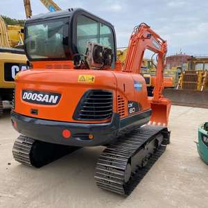 Nueva Mini excavadora Doosan usada DX60 DX55 a la venta de alta calidad buen rendimiento en Stock en Shanghai - Product Image 6