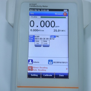 EC510T موصلية محمولة الكل في واحد EC <span class=keywords><strong>TDS</strong></span> & مع شاشة لمس ملونة ومجموعات بيانات (GLP) - Product Image 3