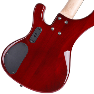 OEM Wholesale High Grade 5 <b>String</b> 24 Frets H-H Pickup Zinc Machine Heads Powder Coated Solid Guitar - Product Image 3