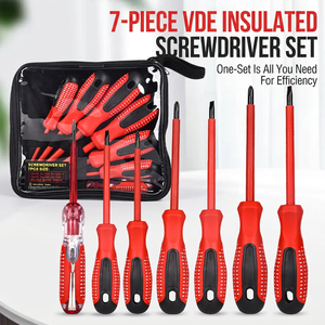 Ruike <b>Screwdriver</b> Set 7Pcs Insulated Cross Phillips Industrial Grade With Voltage Tester For Electrician Home Use - Product Image 2