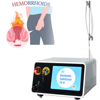 Appareil de traitement proctologique à technique minimale d'invasivité, laser diode 980nm1470nm pour l'élimination des hémorroïdes et des fistules anales