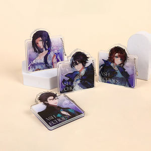 Porte-clés <span class=keywords><strong>photo</strong></span> en acrylique personnalisé avec animation créative, impression numérique, design de personnage de dessin animé <span class=keywords><strong>Joker</strong></span> personnalisé - pour cadeaux promotionnels, souvenirs - Product Image 1