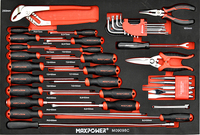 Coffret à outils sur roulettes MAXPOWER Heavy Duty Mechanical 210 pièces avec 4 tiroirs et outils