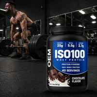 OEM ODM Bubuk Protein Whey Isolat Alami untuk Dewasa-20-29g Protein Per Porsi Pertumbuhan Otot & Peningkatan Berat Badan 2lbs
