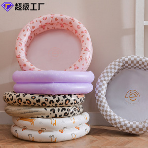 Piscina Inflable para Niños, Piscina de PVC Reforzado para Interiores, Piscina para Bebés con Diseño de Palma - Product Image 4