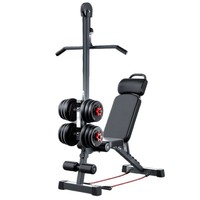 Banc de musculation multifonctionnel tout-en-un avec extension pour les jambes pour la musculation en intérieur