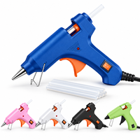 Pistolet à colle chaude électrique 20W 40W 60W 100W avec buse anti-goutte pour l'artisanat, l'emballage et les réparations légères