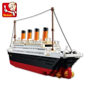 Sluban Blocs De Construction M38-B0577 Grand Titanic de Briques 1012 PIÈCES Kit de Construction pour Les Enfants
