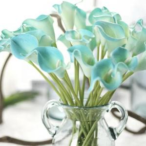 Hesper Délicat Vase Décorations En Gros Maison Mini <span class=keywords><strong>Cala</strong></span> Lys Fleur Décor Fleurs Artificielles Réel Touché - Product Image 6
