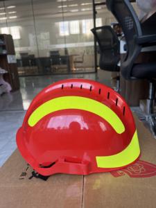 Casque de sécurité Meikang MKF-25 pour pompiers, protection de la tête, en ABS, avec fentes, 4 points de suspension, pour la lutte contre les incendies et les secours d'urgence - Product Image 5