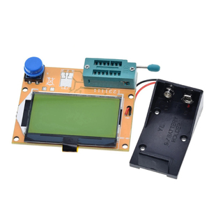 ESR Meter mega328 <span class=keywords><strong>Transistor</strong></span> <span class=keywords><strong>Tester</strong></span> kỹ thuật số v2.68 ESR-<span class=keywords><strong>T4</strong></span> Diode triode điện dung MOS/PnP/NPN <span class=keywords><strong>LCR</strong></span> 12864 Màn hình <span class=keywords><strong>LCD</strong></span> <span class=keywords><strong>Tester</strong></span> - Product Image 1