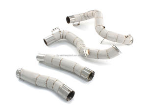 Sistema de escape de coche de carreras a <span class=keywords><strong>precio</strong></span> de fábrica, tubos de bajada de acero inoxidable para <span class=keywords><strong>mercedes</strong></span>-benz <span class=keywords><strong>AMG</strong></span> GT63/GT63S/<span class=keywords><strong>GTS</strong></span> 4,0 T, tubo de cabecera - Product Image 4