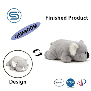 Peluche Koala Sdraiato Carino, Morbido Pupazzo Animale Imbottito per Regali Bambini, Decorazione Casa e Vendita al Dettaglio - Product Image 1