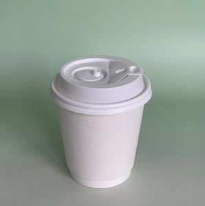 Gobelet en papier à double paroi entièrement biodégradable, doublé de PLA, pour café chaud, thé au lait, gobelet ondulé isolé jetable - Product Image 3