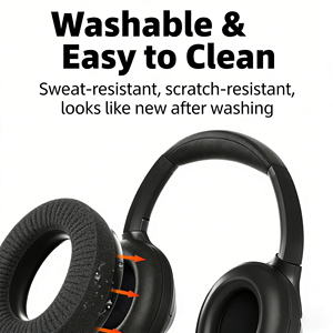 Almohadillas de Silicona Transpirables de Repuesto para Auriculares Sony WH-1000XM2 MDR-1000X XM3/<span class=keywords><strong>XM4</strong></span> WH-CH710N/WH-CH720N WH-XB910N WH-ULT900N - Product Image 4