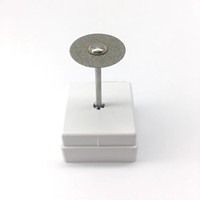 Disque de meulage diamanté compatible, disque fritté double face, tige HP de 2,35 mm, 3 niveaux de granulométrie