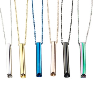 <span class=keywords><strong>Collier</strong></span> anti-anxiété, <span class=keywords><strong>collier</strong></span> de respiration pour soulager le stress, <span class=keywords><strong>collier</strong></span> de méditation et de respiration profonde, sifflet <span class=keywords><strong>silencieux</strong></span> contre l'anxiété - Product Image 1