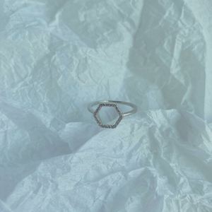 Dylam New Arrival Hot Selling Simple Style Pentagon <b>Rings</b> 5A Level <b>CZ</b> Stone S925 Sterling Silver <b>Rings</b> Designs Women Jewelry - Product Image 4