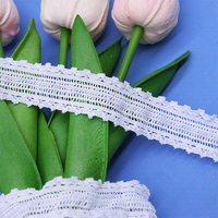 Haute qualité OEM fil de coton blanc élastique dentelle décoration bricolage décoration couture à la main artisanat dentelle
