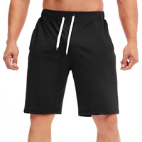 DOVEARK Logo de la marque personnalisé 90% polyester 10% coton hommes été plage poches mi solide porter sueur GYM Shorts de sport