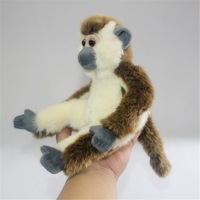 Peluche douce et moelleuse de singe de la forêt tropicale, souvenir du zoo, cadeau pour enfants