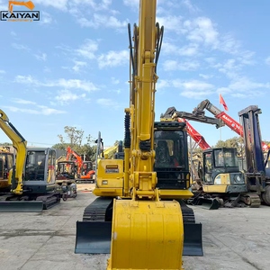 Used Komatsu PC130 Crawler Excavator 13 Ton <b>Tracked</b> Digger Japan Origin Engine Gear <b>Pump</b> for Construction - Product Image 2