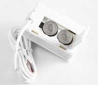 Termómetro LCD Digital de 1M con Cable para congelador/pecera/sonda de bañera, Sensor de temperatura de plástico, resolución de 0.1C CE ROHS