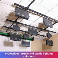 Rail de plafond fixe en alliage d'aluminium modèle LG G3M pour suspension en studio
