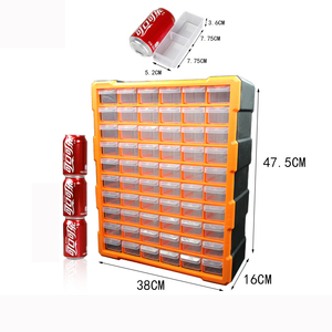 Boîtes de rangement en plastique pour outils à tiroirs pour vis - Product Image 3
