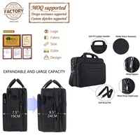 Männer Frauen Business Aktentasche 17 Zoll gepolsterte Laptop Messenger Umhängetaschen Benutzer definiertes Logo Herren Geschäfts reise Laptop Aktentasche
