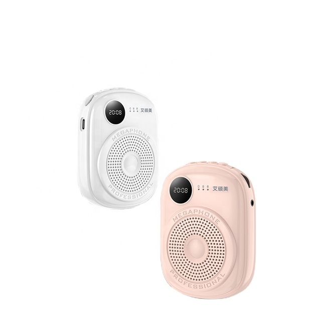 K18 5W Metal Wireless Portable Teaching Loud Speaker with Amplifier and Microphone for Tour Guide Teacher Meeting