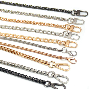 Small Wholesale 100-120CM Classic Replacement Chain Chic Metal Purse Chain <strong>Strap</strong> <strong>Shoulder</strong> <strong>Strap</strong> for Purse Handbags DIY Crafts - Product Image 1