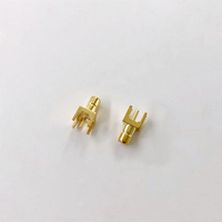 Connecteur coaxial RF droit SMB mâle (prise) pour câble d'antenne à montage sur circuit imprimé