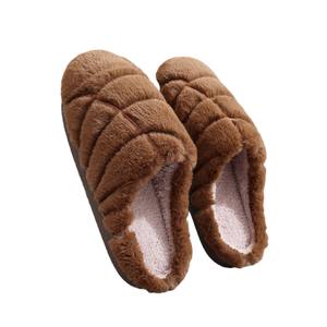Vente en gros de pantoufles pour femmes avec semelle en TPR, nouvelle conception, doublure en peluche, pantoufles d'intérieur de haute qualité, vente en gros - Product Image 6
