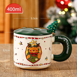 Tasses en céramique de Noël en gros pour la maison, le bureau et les couples - Product Image 5