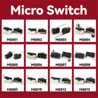 3pin Ac 5a 125 250v Micro interrupteur lame Endstop Microswitch Roller Lever Arm 3pin Micro Switch