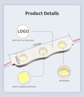 Pas de frais d'expédition entrepôt européen moderne haute puissance haute efficacité IP65 12V 1.5W 3LEDs SMD5054 Module LED de garantie de 2 ans à intensité variable