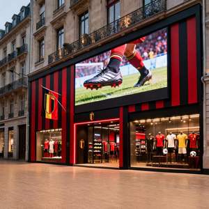 Écran publicitaire LED extérieur 202 pouces, 8,2 pieds x 14,76 pieds, 2,9 mm, P2.9, pour l'équipe de football belge, articles essentiels - Product Image 1