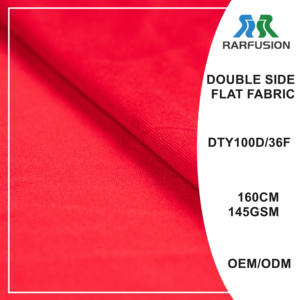 145GSM respirant uni polyester tricot tissu à séchage rapide plat pour vêtements de sport t-shirts draps voitures vêtements de nuit pour les filles - Product Image 2