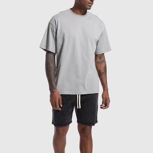 Camiseta de Hombre 100% Algodón, Teñida, 275GSM, Transpirable, Ecológica, Holgada, Estilo Urbano, Fabricación Personalizada al por Mayor - Product Image 3