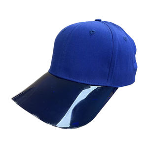 Gorras de Béisbol Personalizadas Deportivas de Plástico TPU Coloridas con Visera, Protección Solar <span class=keywords><strong>SPF</strong></span> <span class=keywords><strong>50</strong></span>, Suaves y Cómodas para Adultos, Color Azul Marino - Product Image 1