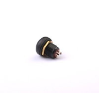 Toowei 12mm illuminé Ip67 interrupteur à bouton-poussoir étanche avec deux broches momentanées pour moto