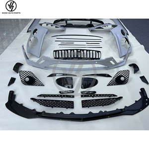 Nouveaux kits de carrosserie en fibre de carbone semi-sèche brillante à tissage sergé pour Continental 2014-2016 (pare-chocs et capot) - Product Image 6