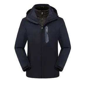 Großhandel New Design Daunen mantel Reiß verschluss 2-in-1 Camping Mountain Frauen Soft shell Jacke Männer Outdoor Jacken