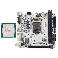 Nouvelle carte mère H310-ITX DDR3 LGA1151 Processeur I7-9700/i5-8500/7500/E3-1270V5 16 Go de mémoire RAM 240 Go de disque dur SSD Kit