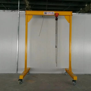 Grue à portique mobile pour petit atelier et chantier naval, 1 2 3 5 7,5 10 tonnes, grue à portique extérieure. - Product Image 1